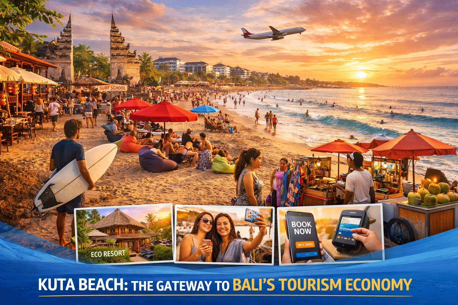 Explore Kuta Beach in Bali, an Icon of Indonesian Beach Tourism Explore Kuta Beach in Bali, an Icon of Indonesian Beach Tourism