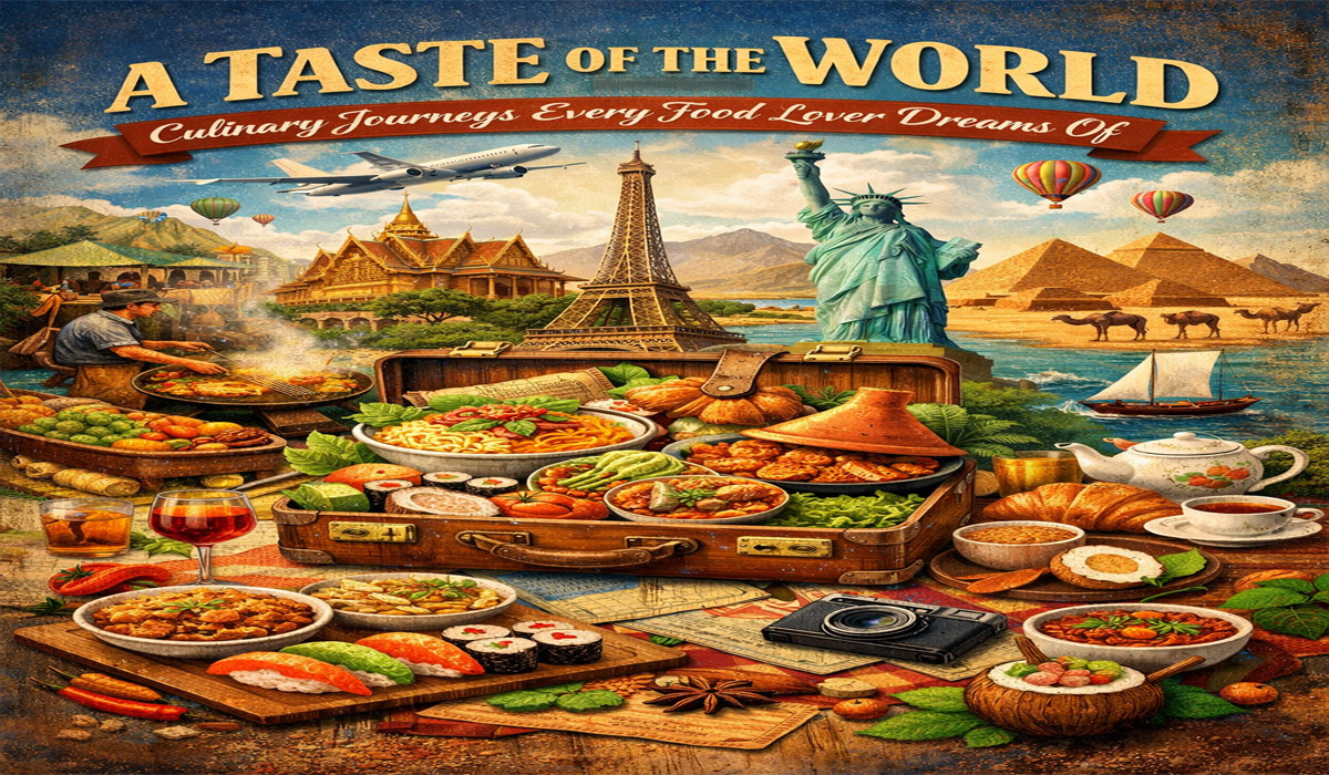 A Taste of the World: Culinary Journeys Every Food Lover Dreams Of